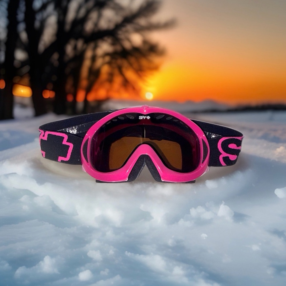 SPY+ Optic Getaway Snow Ski Snowboard Goggles - Pink Frame / Bronze Lens EUC